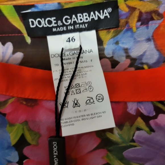 Dolce and Gabbana Floral Poncho blouse - Picture 5 of 6
